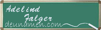 Adelind Falger Visitenkarte